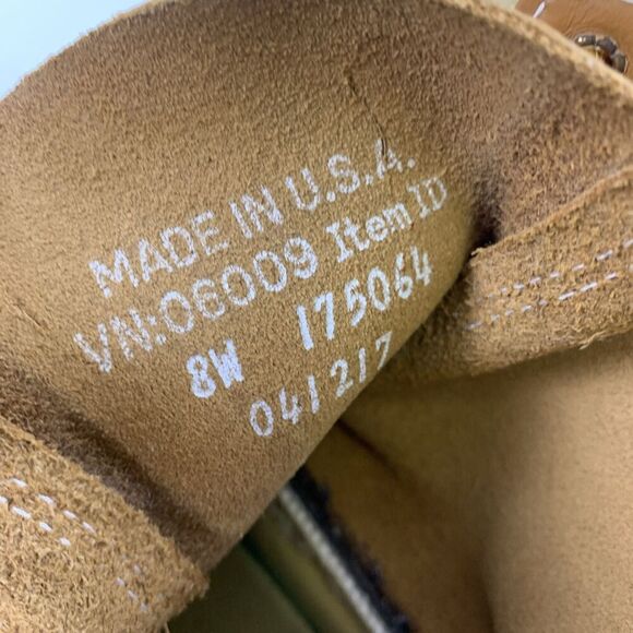 LL Bean Original Duck Bean Boots Lace Up Leather Waterproof 175064 Womens 8 Wide - Picture 16 of 16